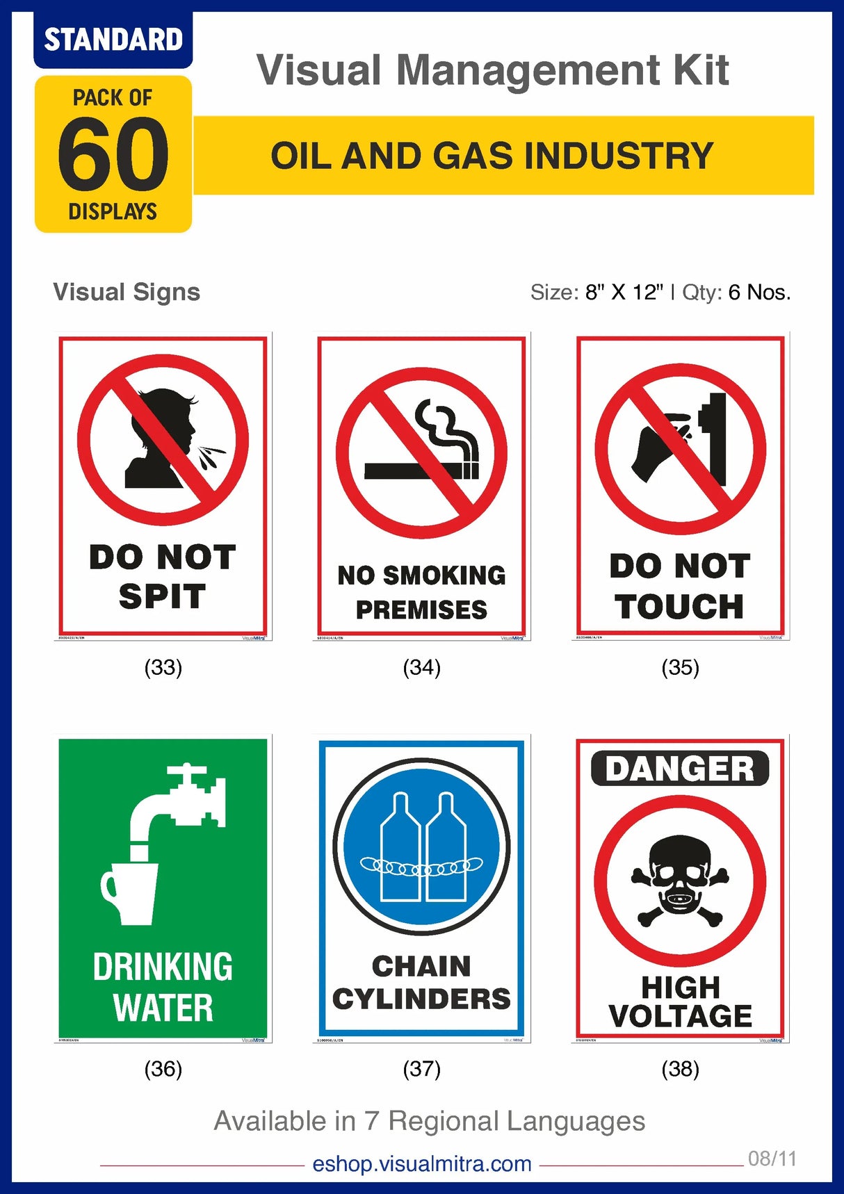 Standard Kit - Oil & Gas Industry Visual Management Kit
