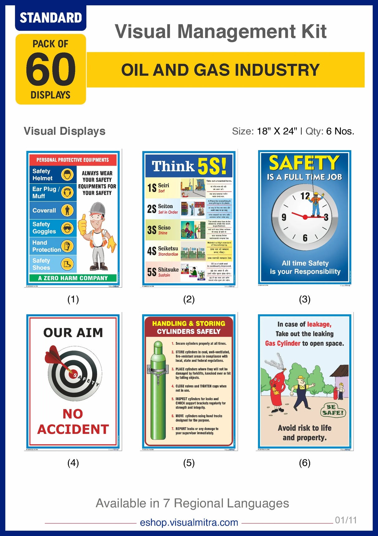 Standard Kit - Oil & Gas Industry Visual Management Kit