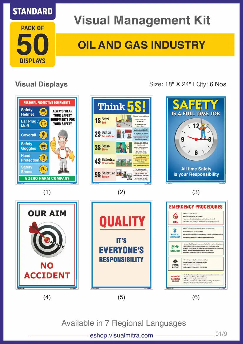 Standard Kit - Oil & Gas Industry Visual Management Kit
