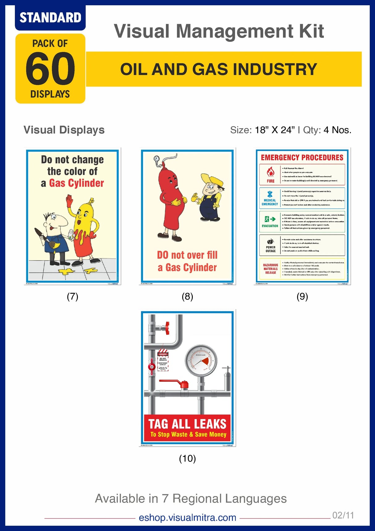 Standard Kit - Oil & Gas Industry Visual Management Kit