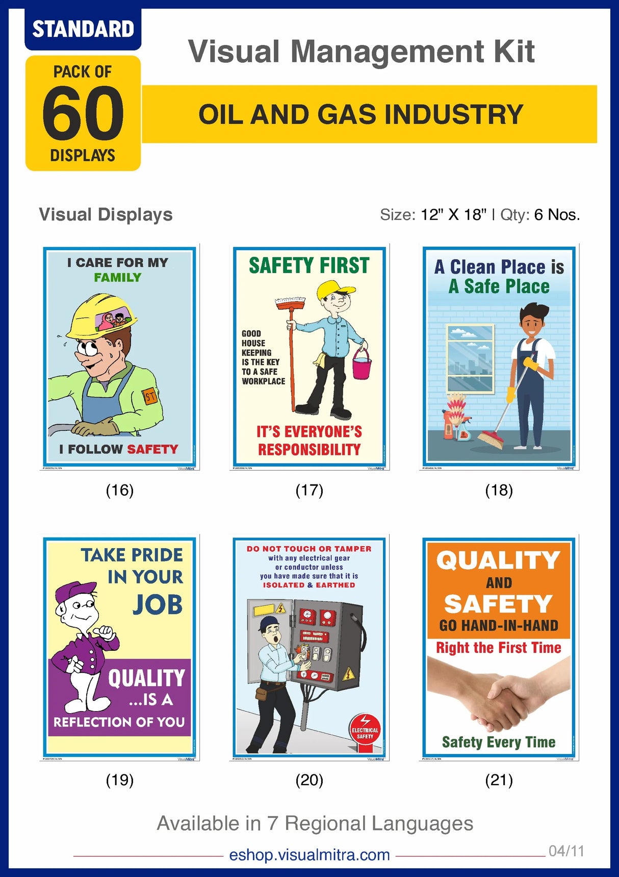 Standard Kit - Oil & Gas Industry Visual Management Kit