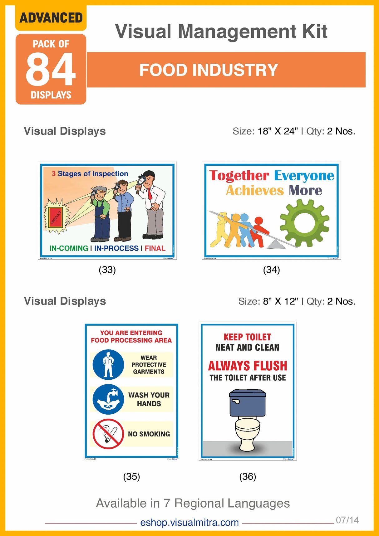 Advanced Kit - Food Industry Visual Management Kit
