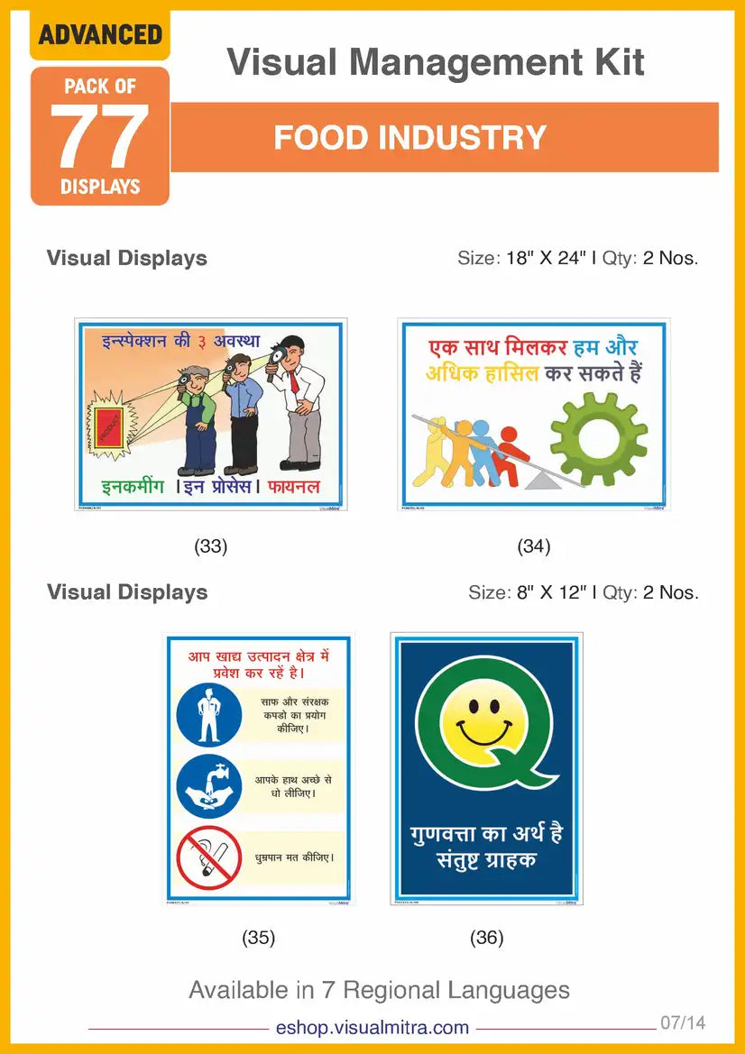 Advanced Kit - Food Industry Visual Management Kit