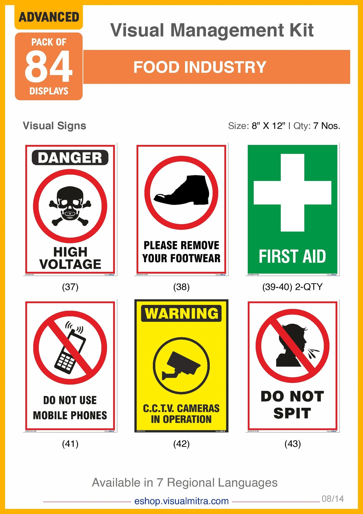 Advanced Kit - Food Industry Visual Management Kit