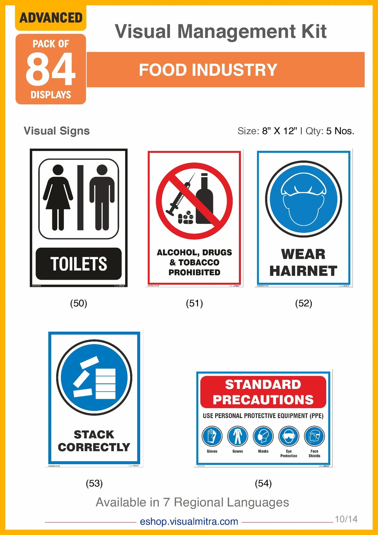 Advanced Kit - Food Industry Visual Management Kit