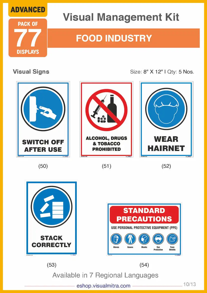 Advanced Kit - Food Industry Visual Management Kit