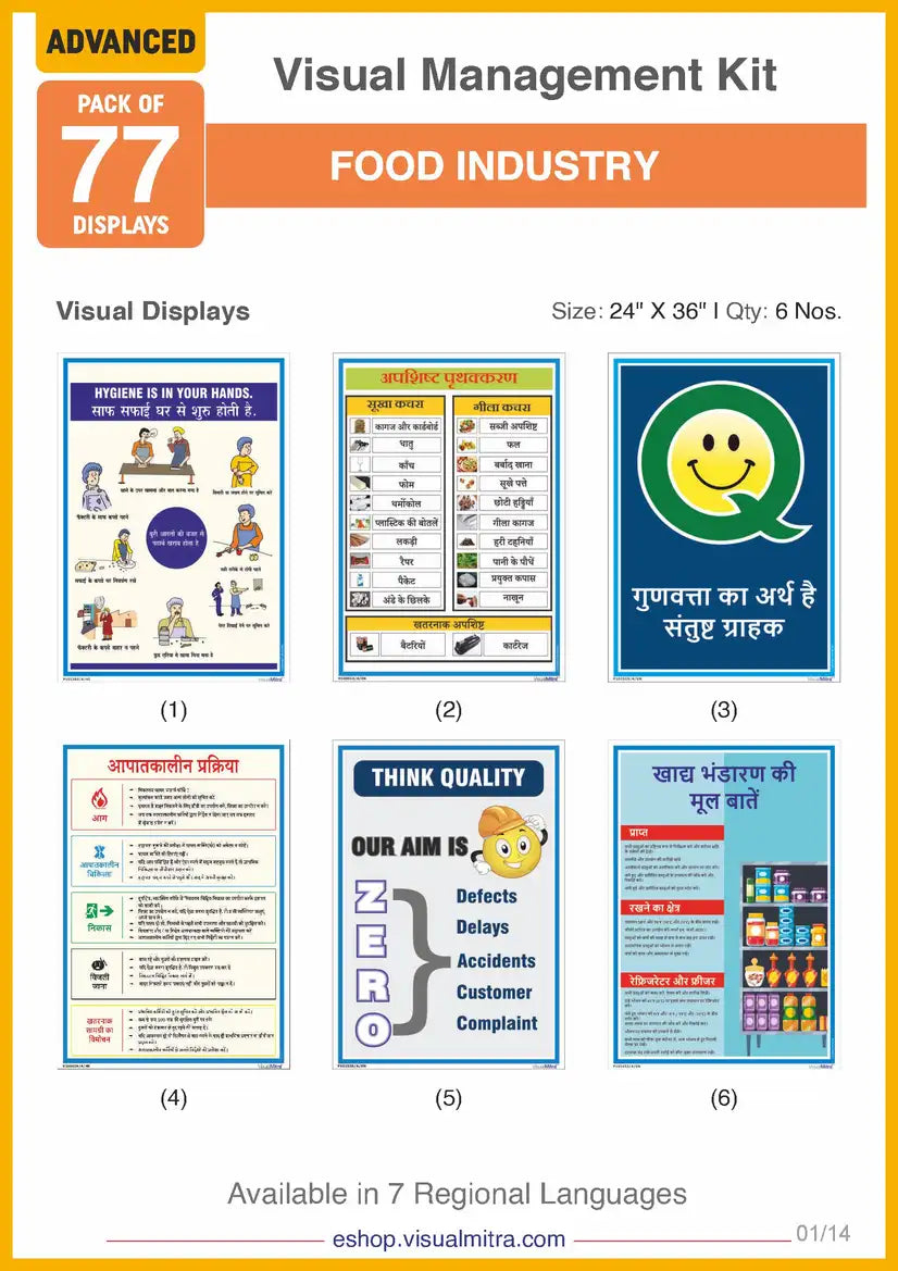 Advanced Kit - Food Industry Visual Management Kit