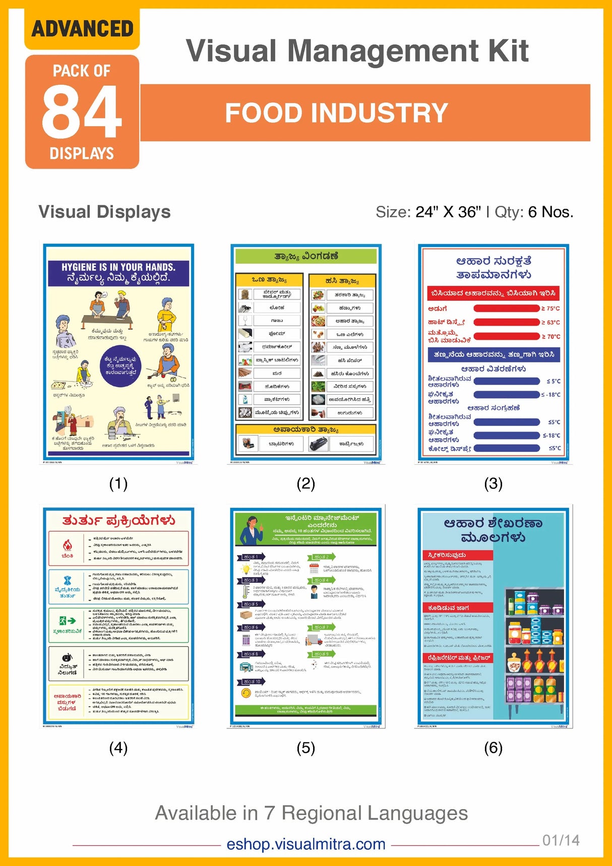 Advanced Kit - Food Industry Visual Management Kit