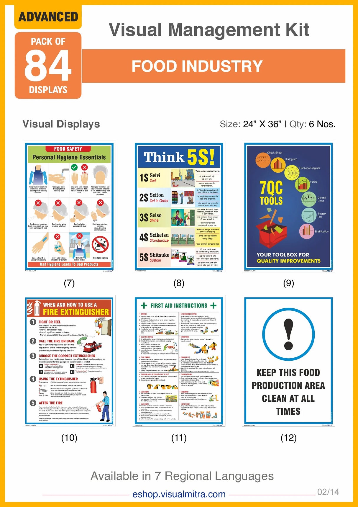Advanced Kit - Food Industry Visual Management Kit