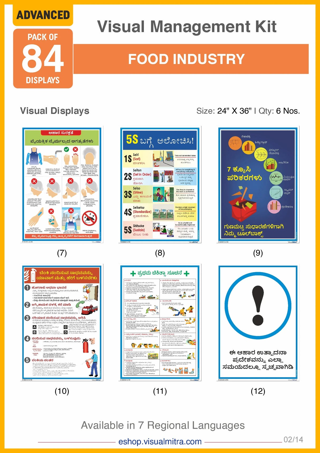 Advanced Kit - Food Industry Visual Management Kit