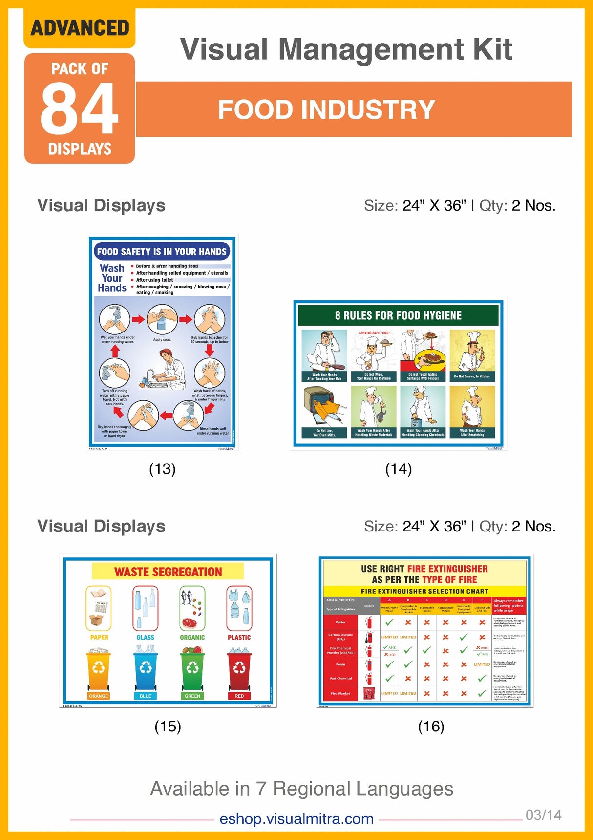 Advanced Kit - Food Industry Visual Management Kit