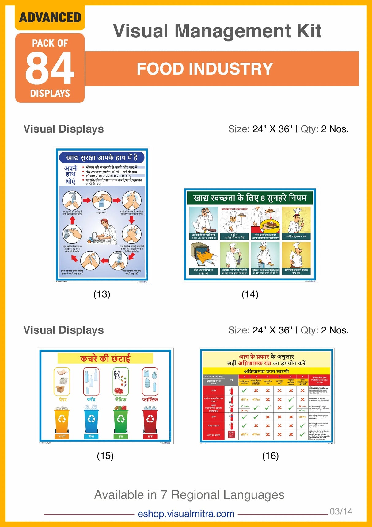 Advanced Kit - Food Industry Visual Management Kit