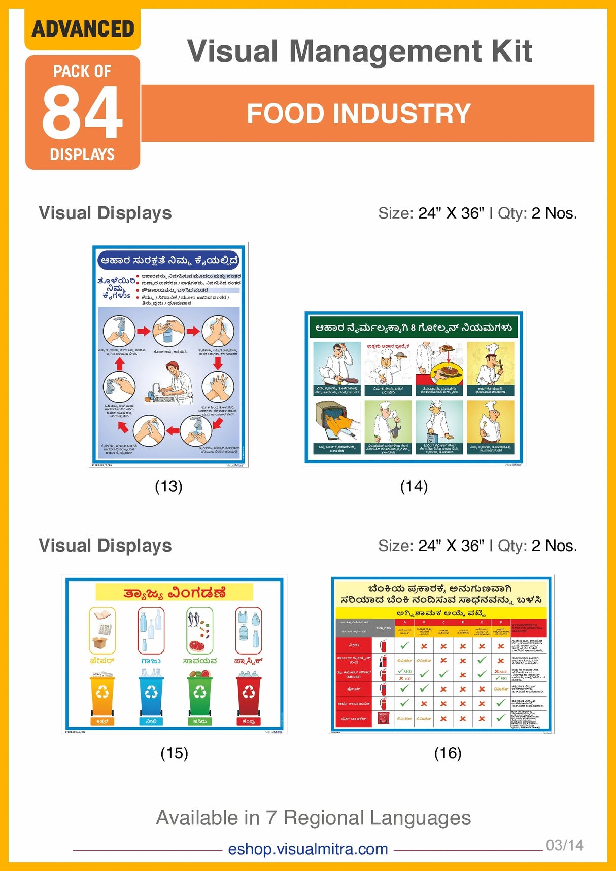 Advanced Kit - Food Industry Visual Management Kit