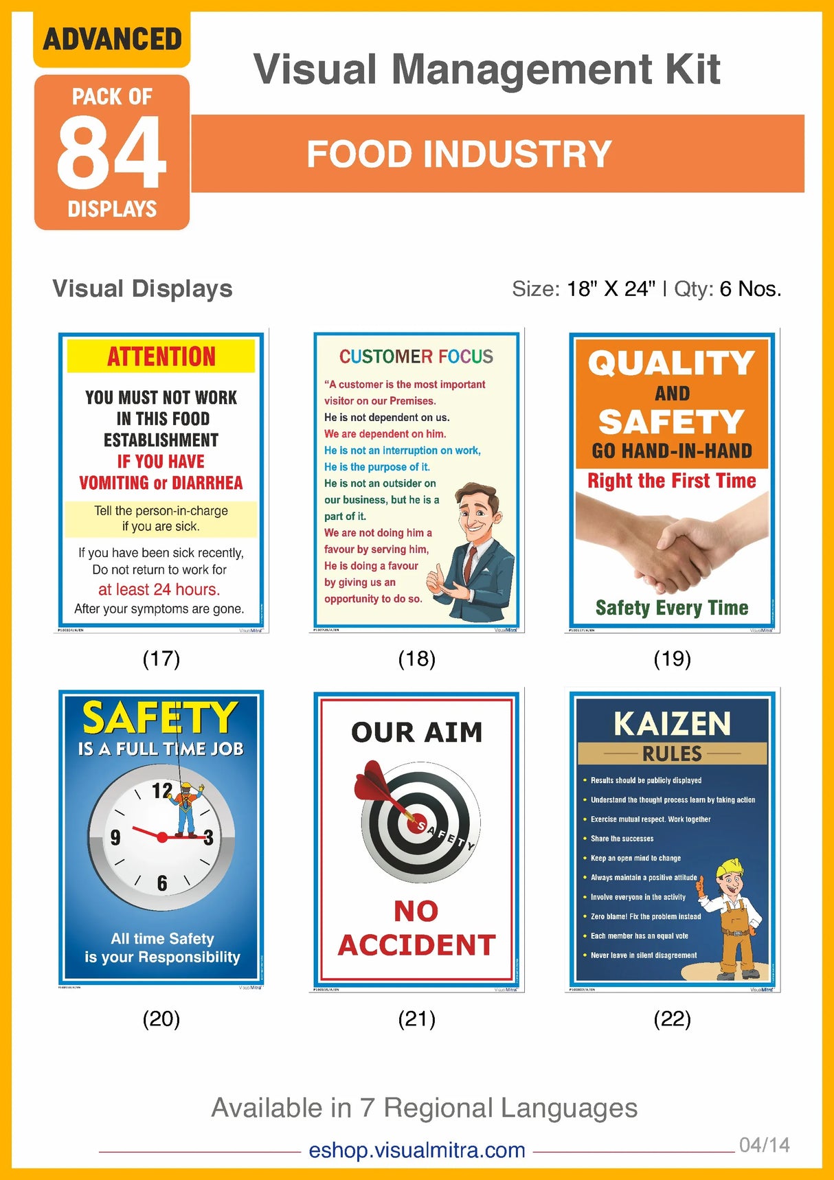 Advanced Kit - Food Industry Visual Management Kit