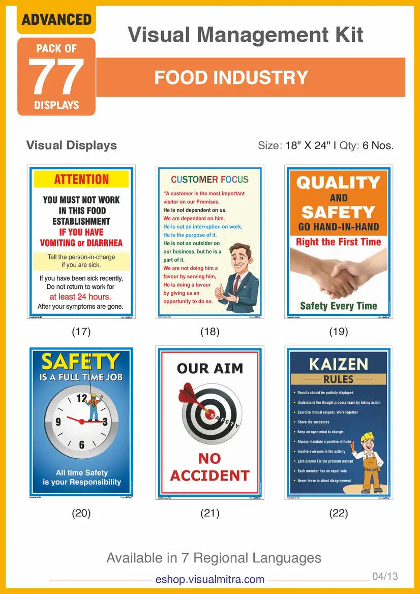 Advanced Kit - Food Industry Visual Management Kit