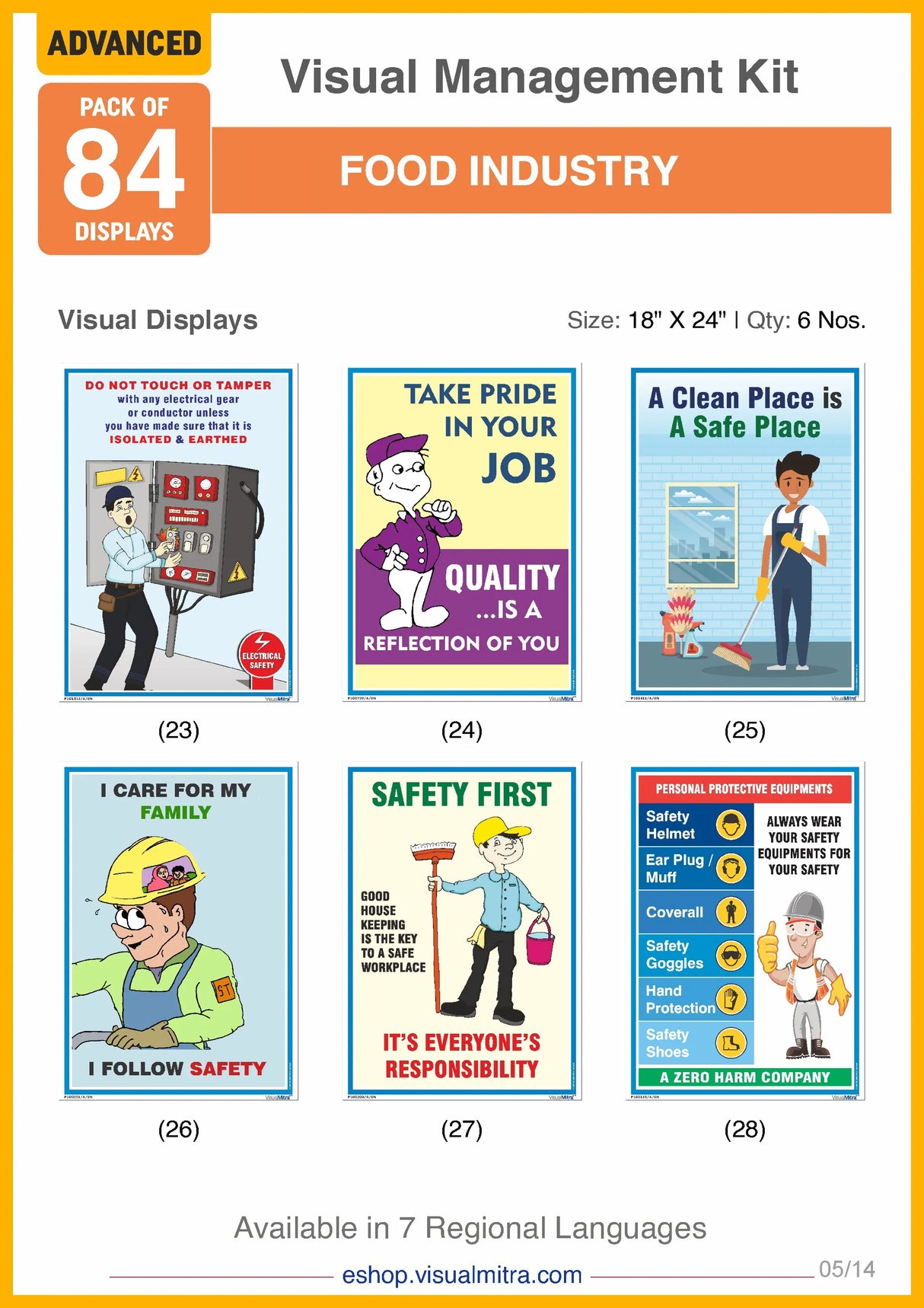 Advanced Kit - Food Industry Visual Management Kit