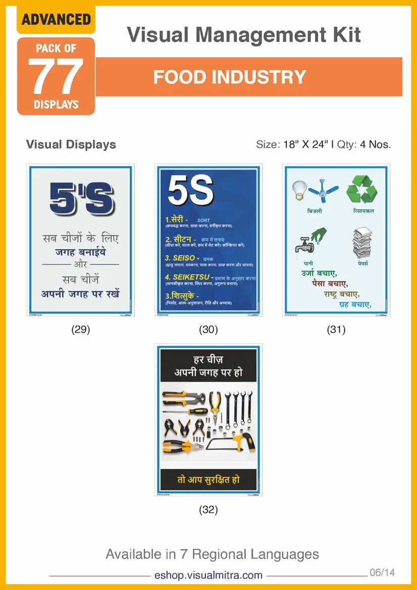 Advanced Kit - Food Industry Visual Management Kit