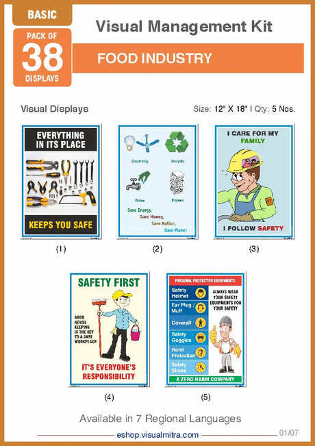 Basic Kit- Food Industry Visual Management Kit