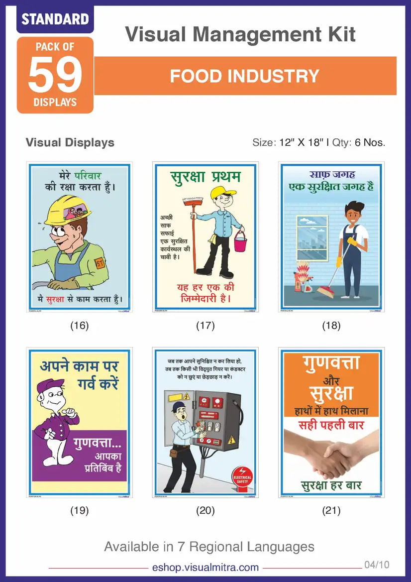 Standard Kit- Food Industry Visual Management Kit