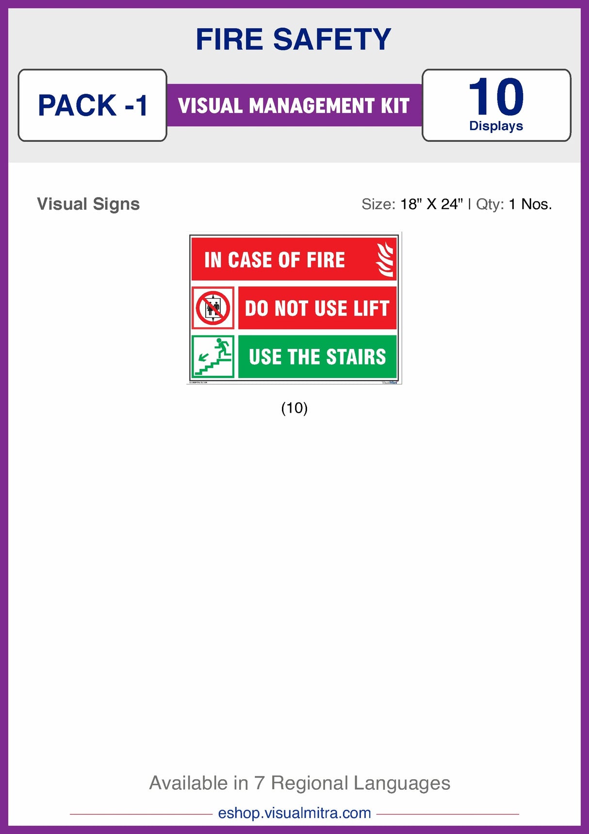 Fire Safety Visual Management Kit 1