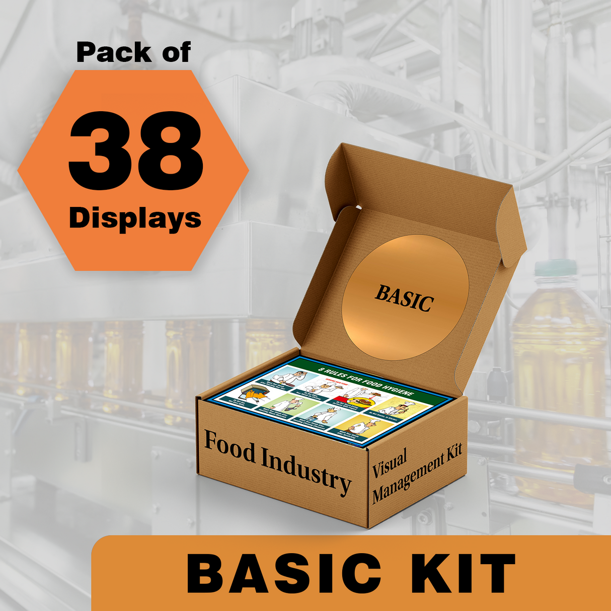 Basic Kit- Food Industry Visual Management Kit