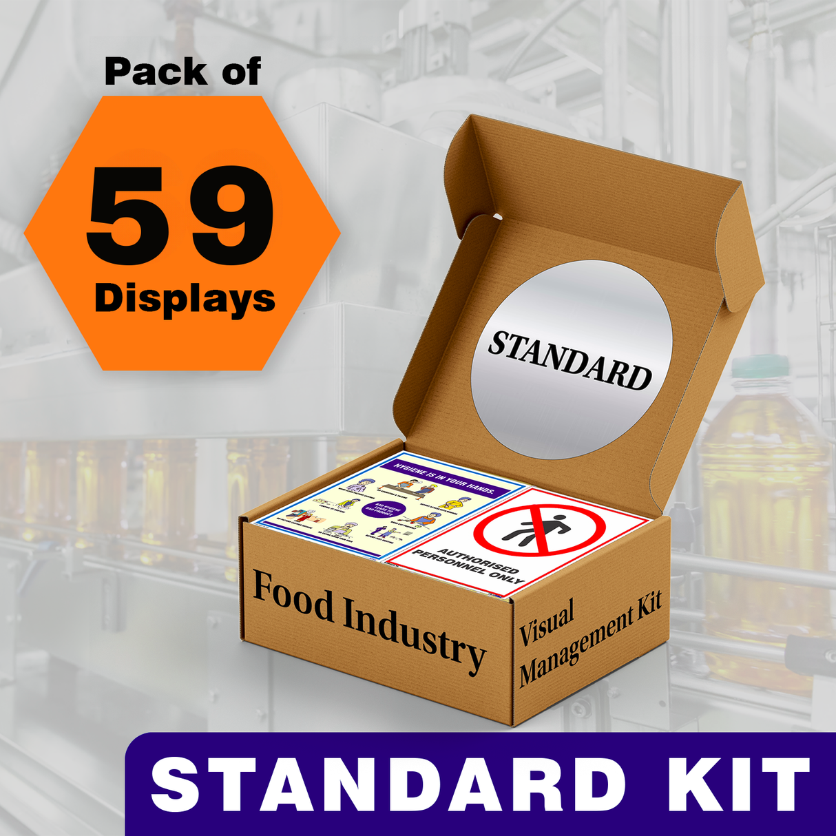 Standard Kit- Food Industry Visual Management Kit