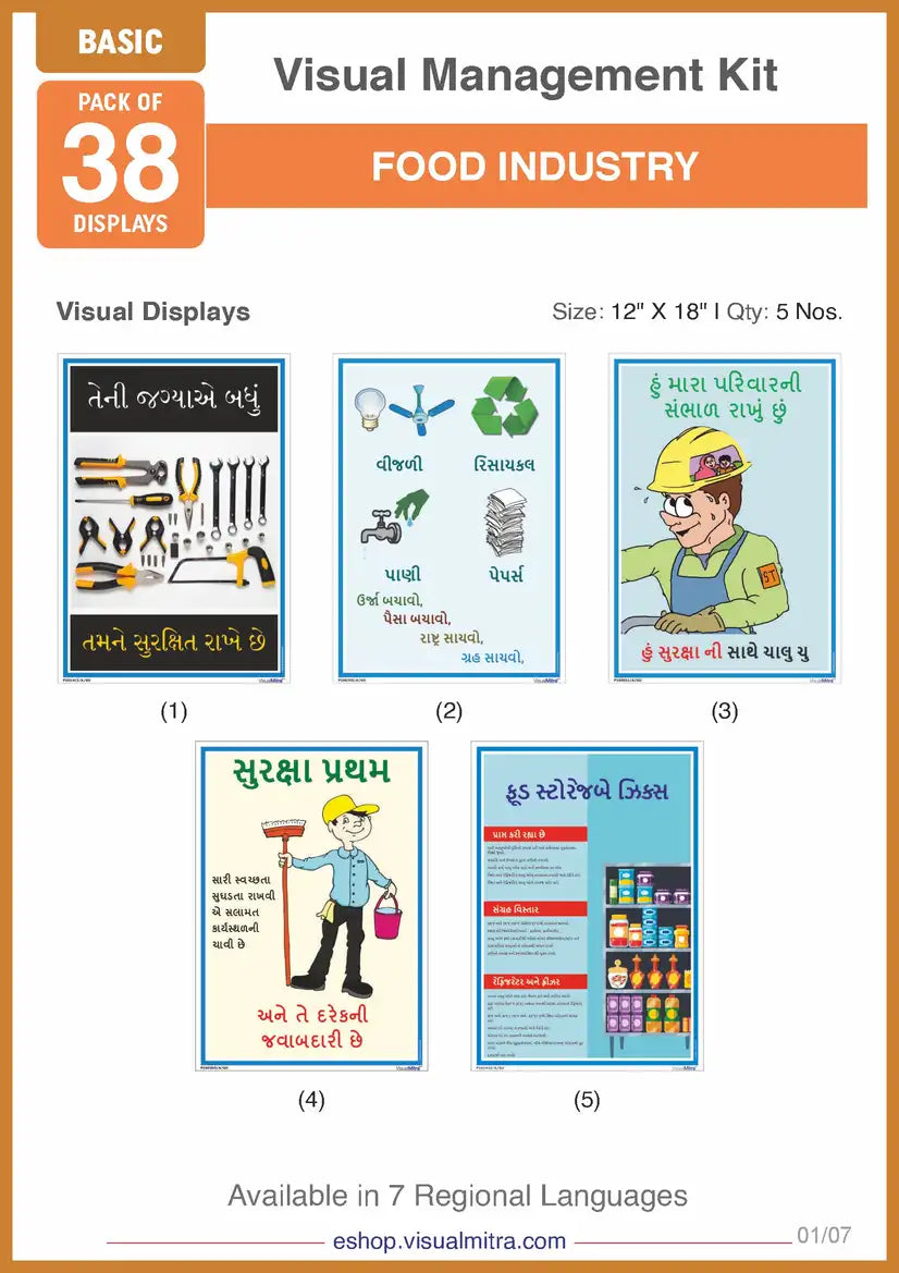 Basic Kit- Food Industry Visual Management Kit