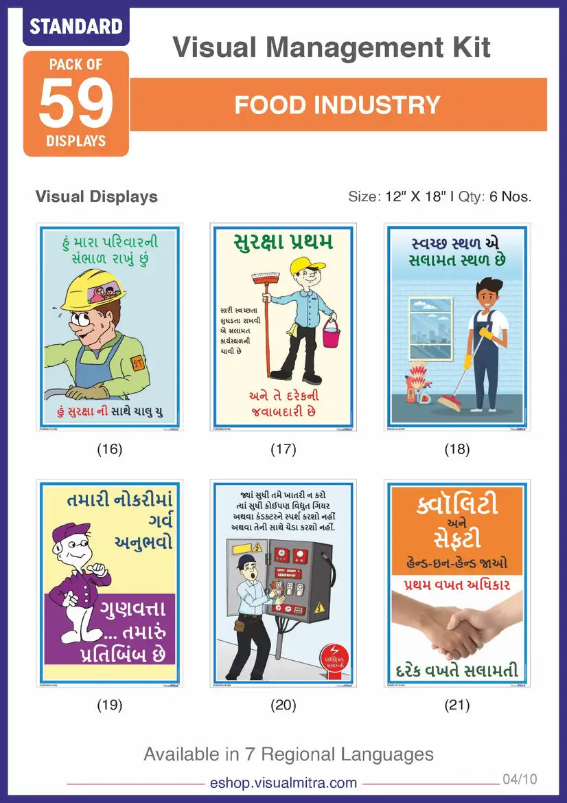 Standard Kit- Food Industry Visual Management Kit