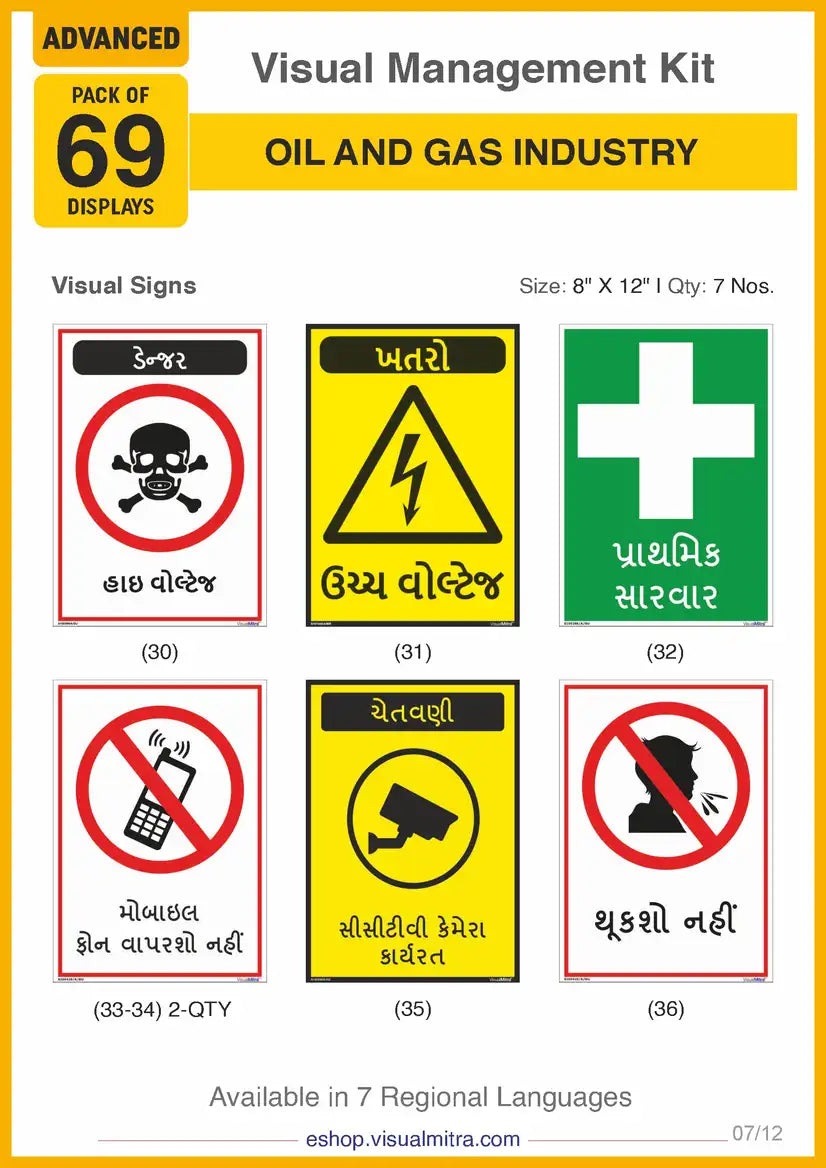 Advanced Kit - Oil & Gas Industry Visual Management Kit