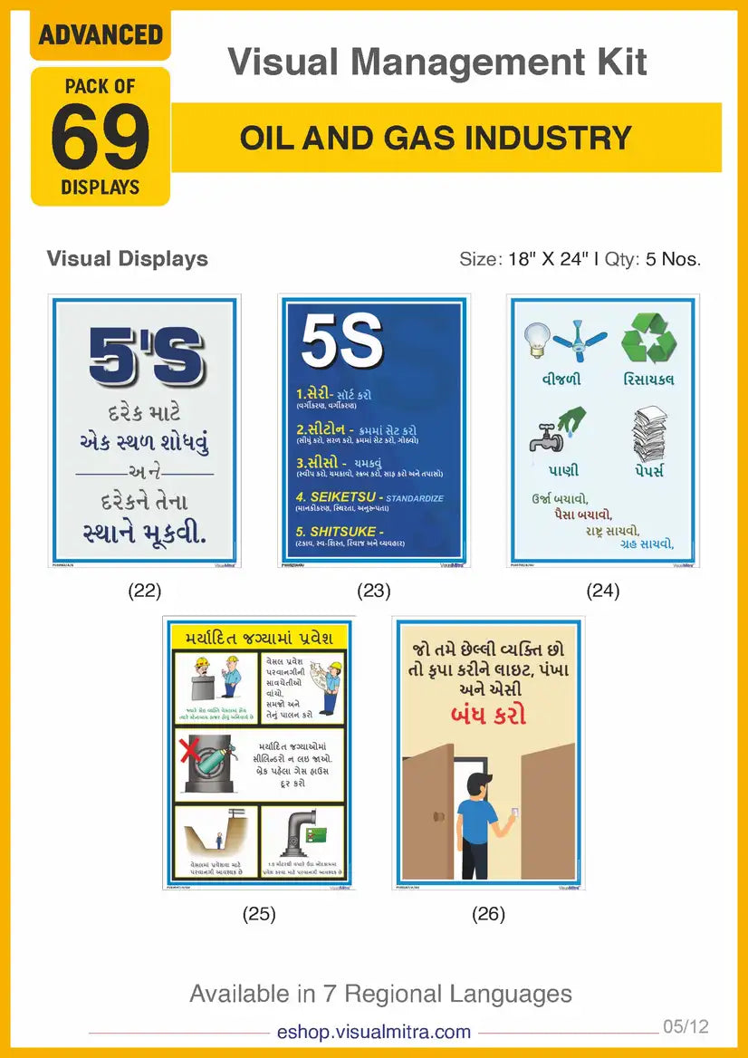 Advanced Kit - Oil & Gas Industry Visual Management Kit