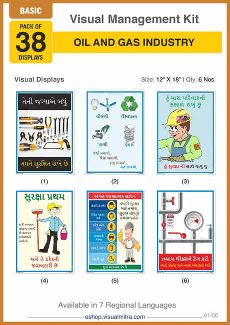 Basic Kit - Oil & Gas Industry Visual Management Kit