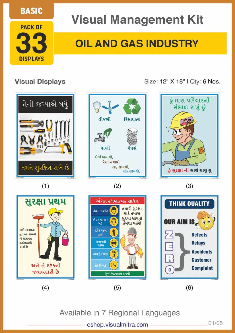 Basic Kit - Oil & Gas Industry Visual Management Kit