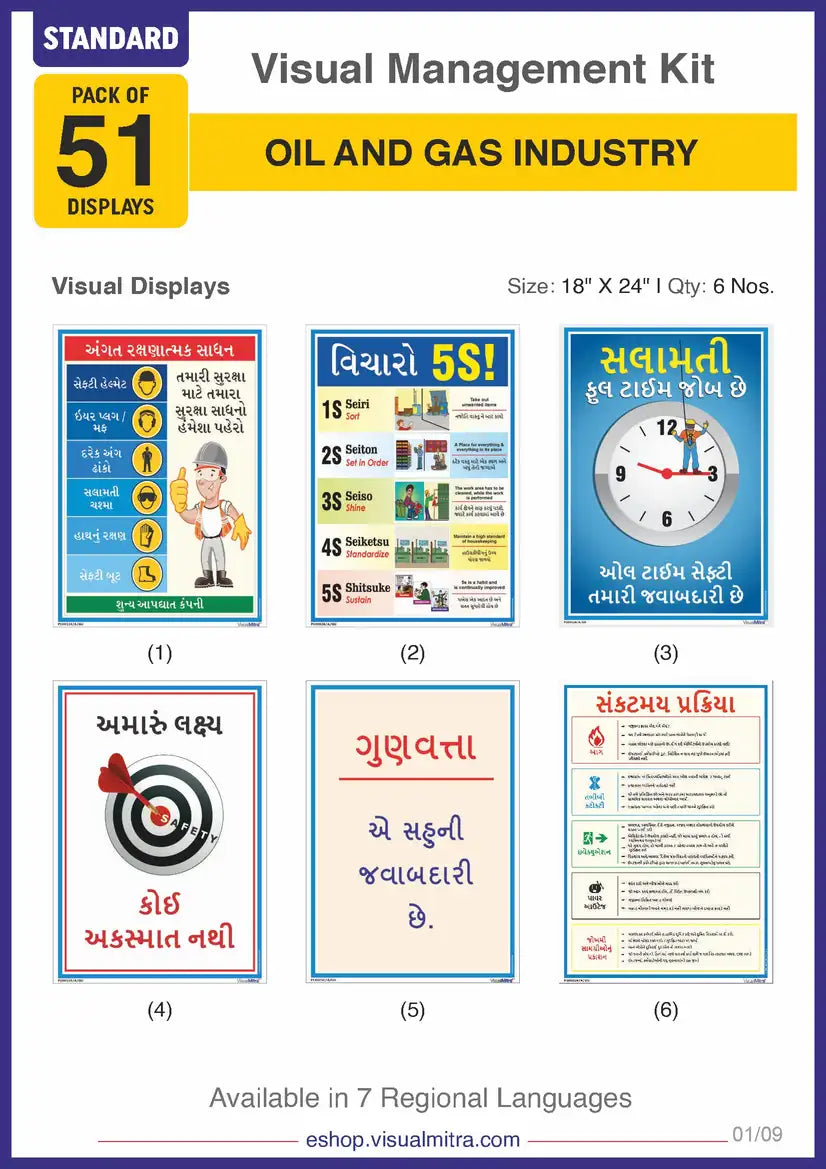 Standard Kit - Oil & Gas Industry Visual Management Kit