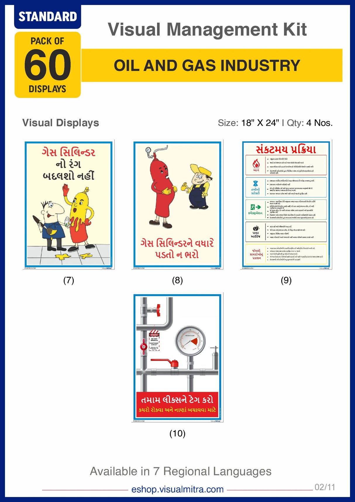 Standard Kit - Oil & Gas Industry Visual Management Kit