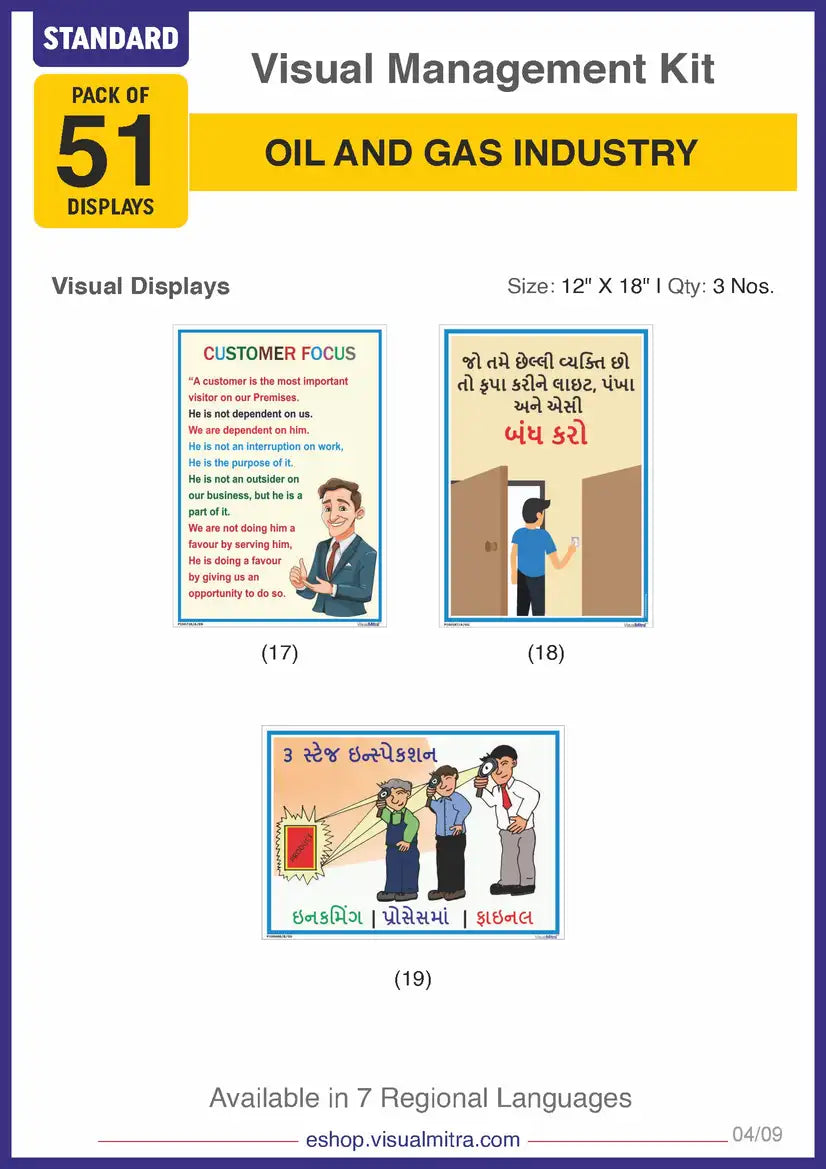 Standard Kit - Oil & Gas Industry Visual Management Kit