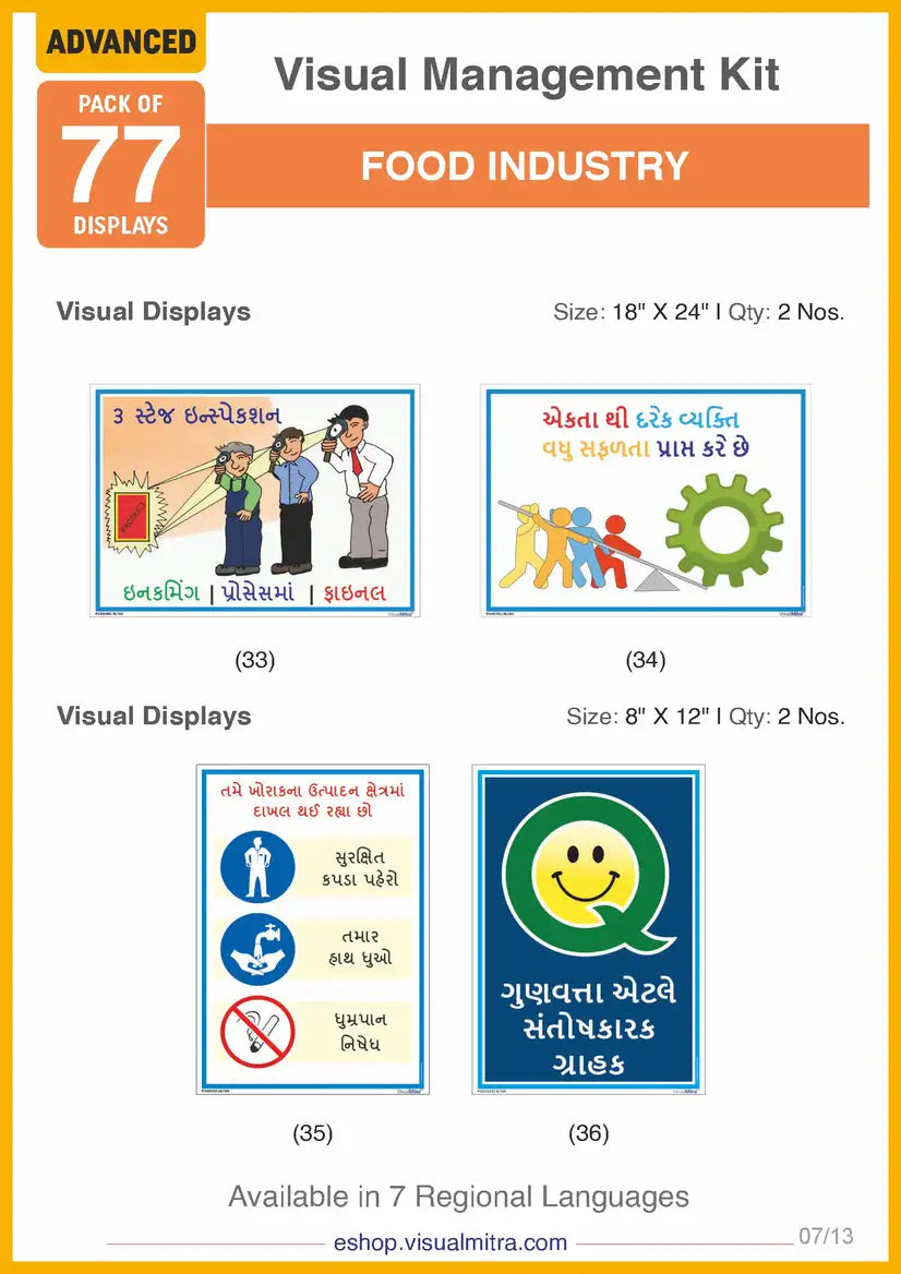 Advanced Kit - Food Industry Visual Management Kit