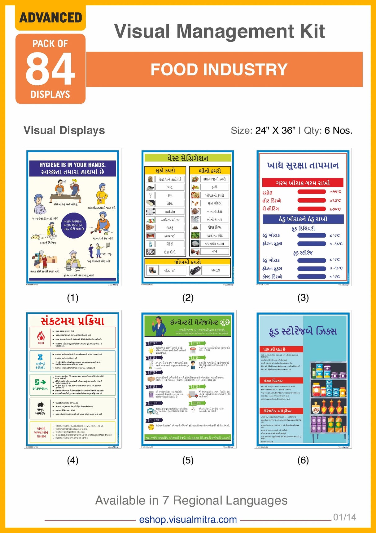 Advanced Kit - Food Industry Visual Management Kit