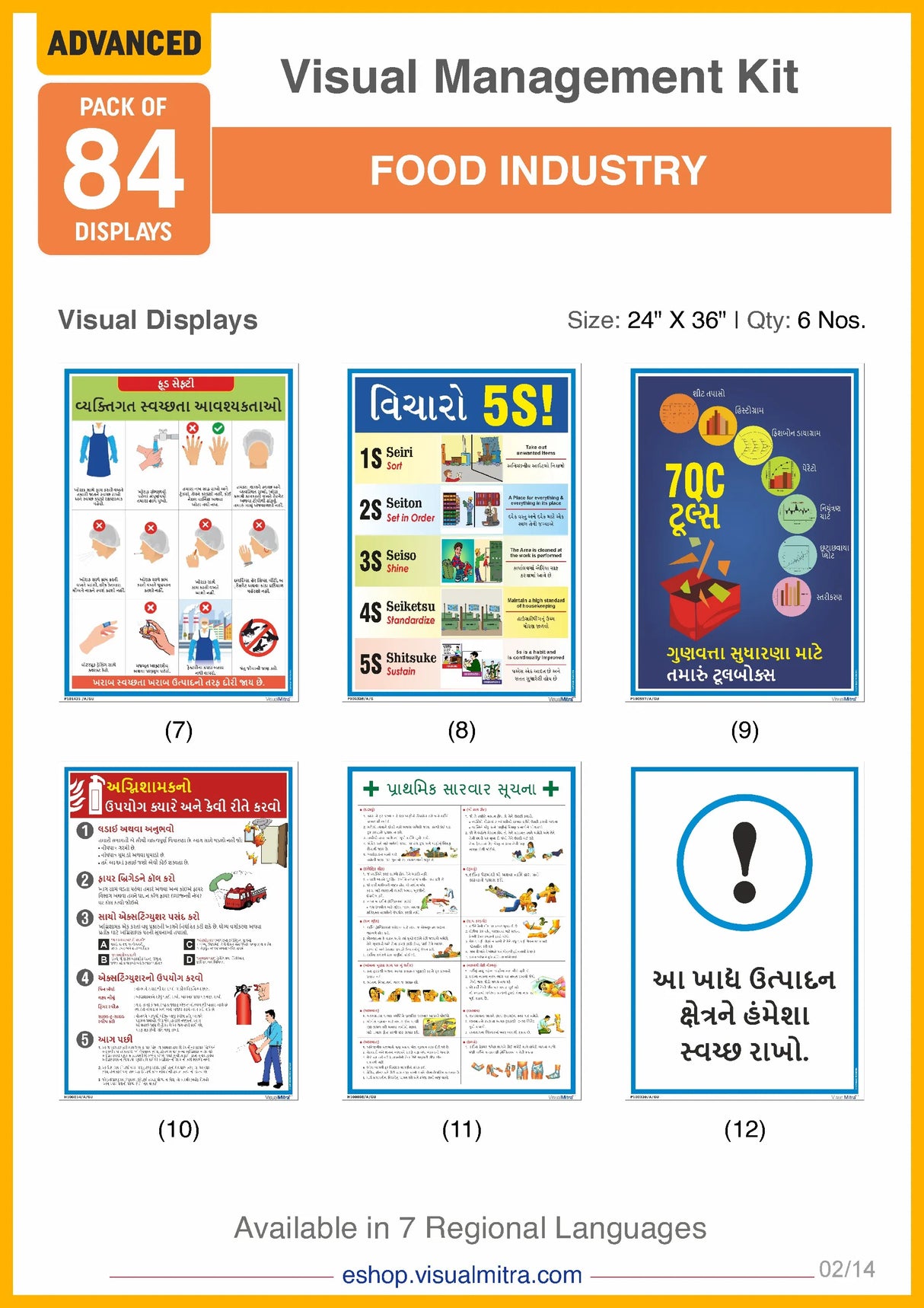 Advanced Kit - Food Industry Visual Management Kit