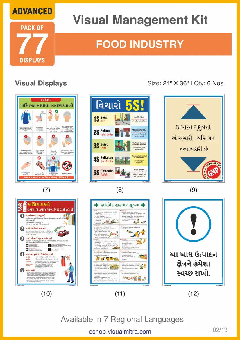 Advanced Kit - Food Industry Visual Management Kit