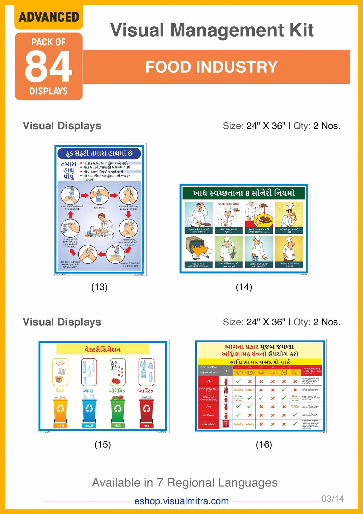 Advanced Kit - Food Industry Visual Management Kit