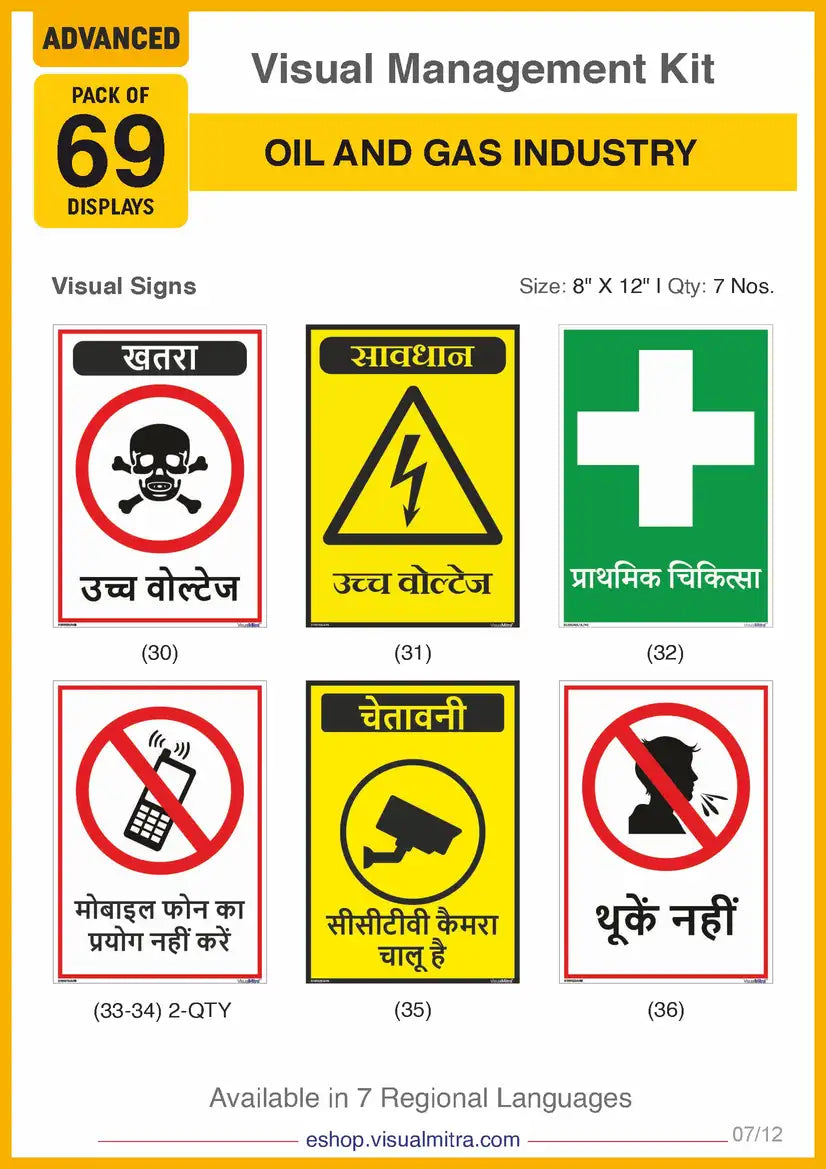 Advanced Kit - Oil & Gas Industry Visual Management Kit