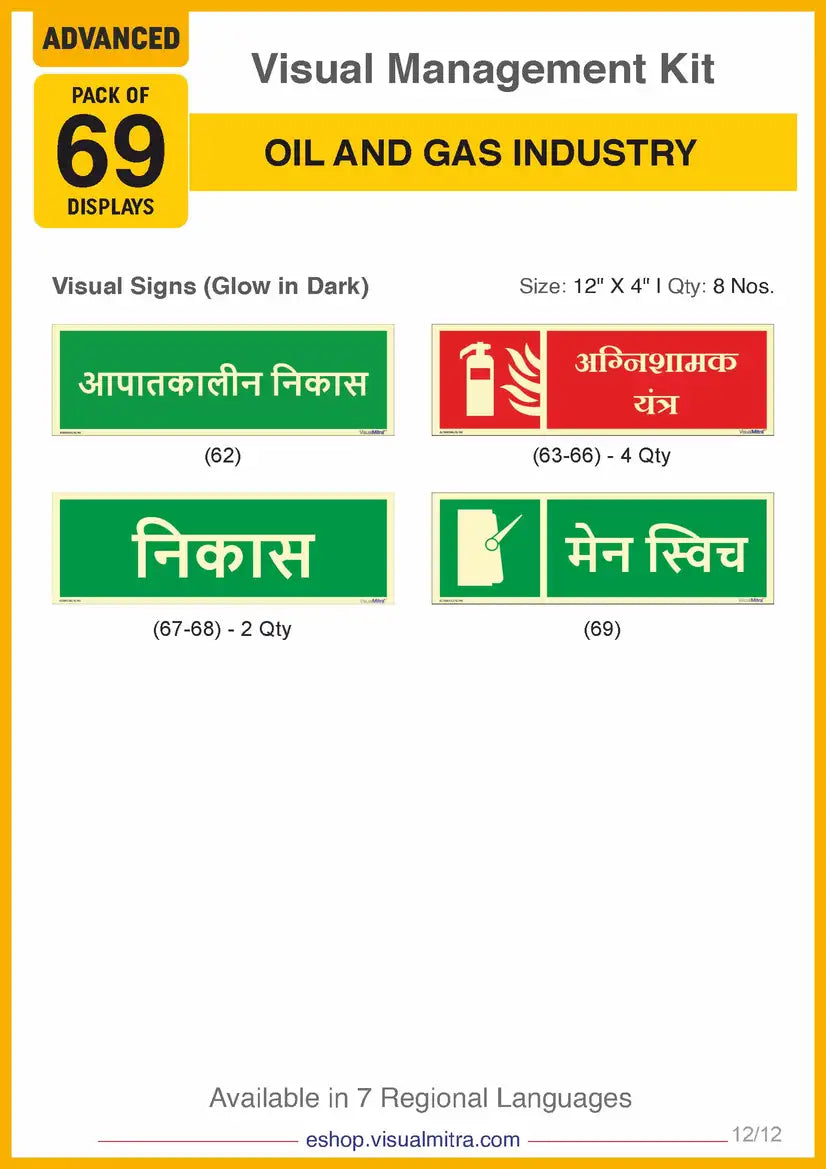 Advanced Kit - Oil & Gas Industry Visual Management Kit