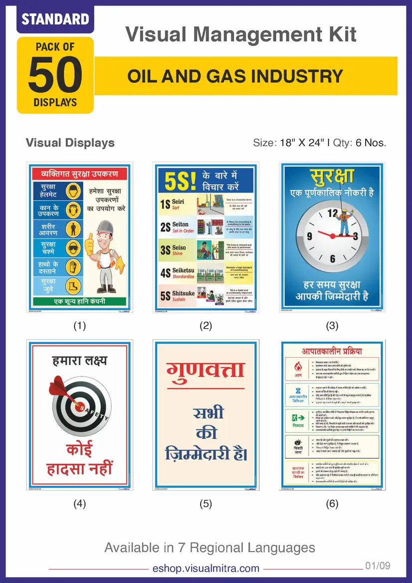Standard Kit - Oil & Gas Industry Visual Management Kit