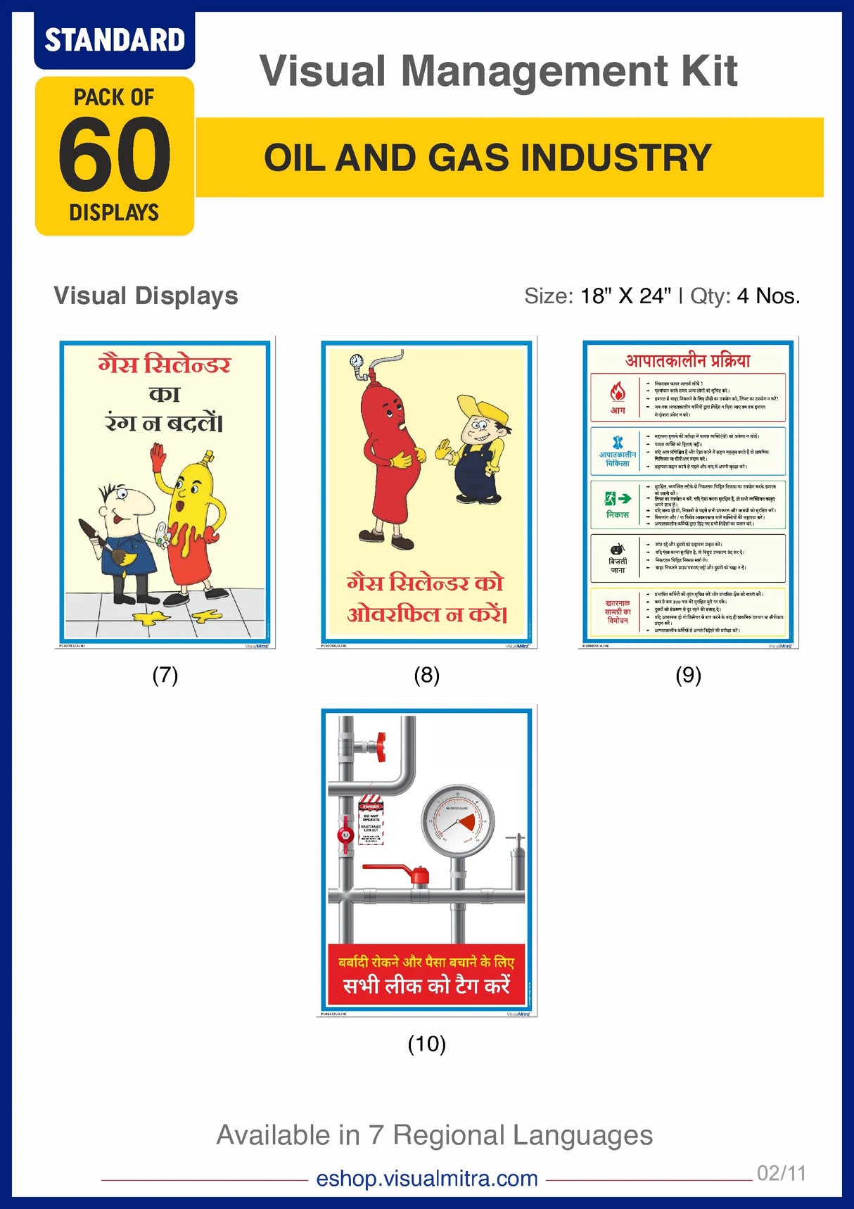 Standard Kit - Oil & Gas Industry Visual Management Kit