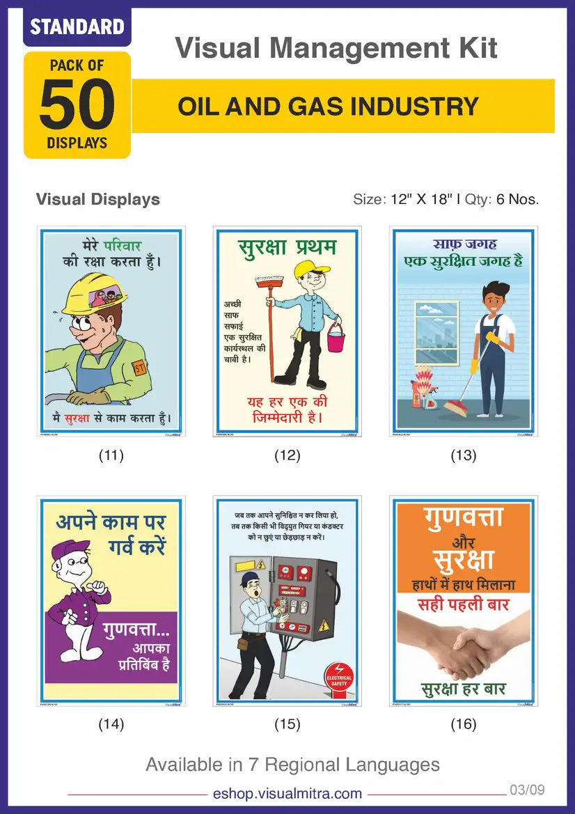 Standard Kit - Oil & Gas Industry Visual Management Kit