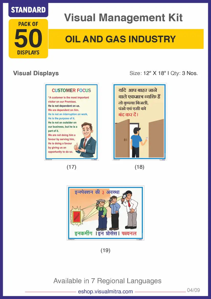 Standard Kit - Oil & Gas Industry Visual Management Kit