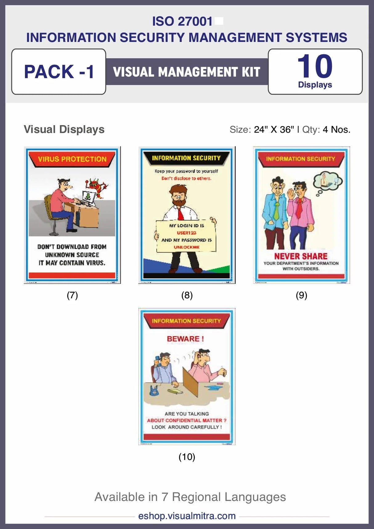 ISO 27001 (ISMS) Visual Management Kit 1