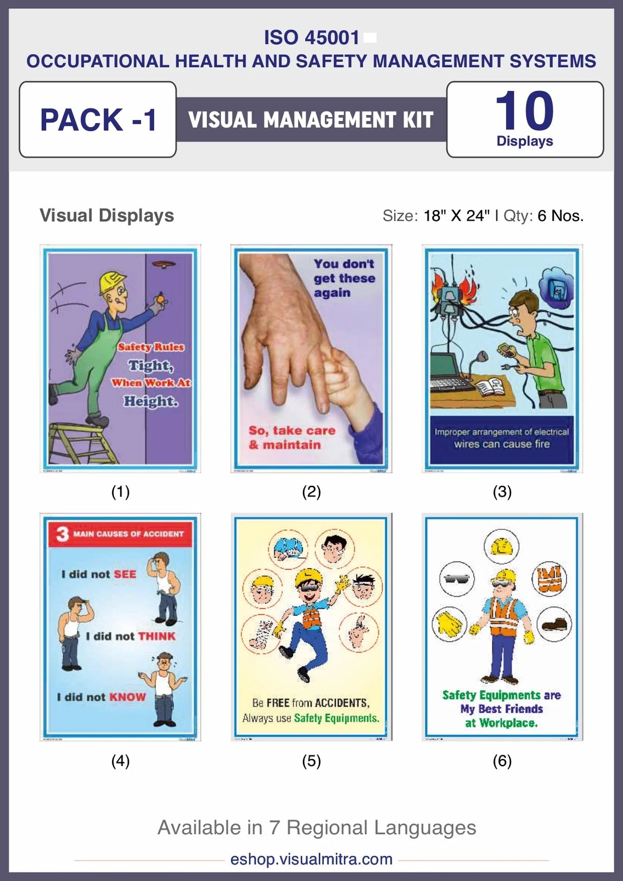 ISO 45001 (OHSMS) Visual Management Kit 1
