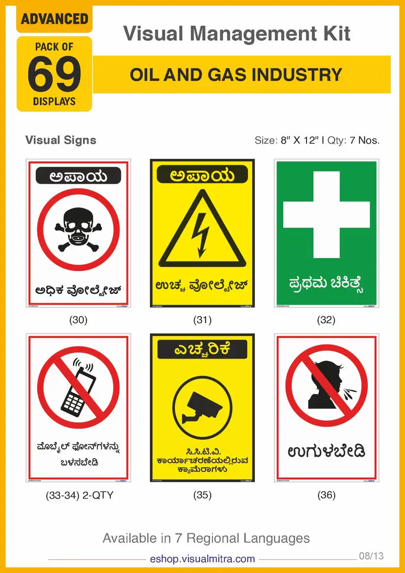 Advanced Kit - Oil & Gas Industry Visual Management Kit