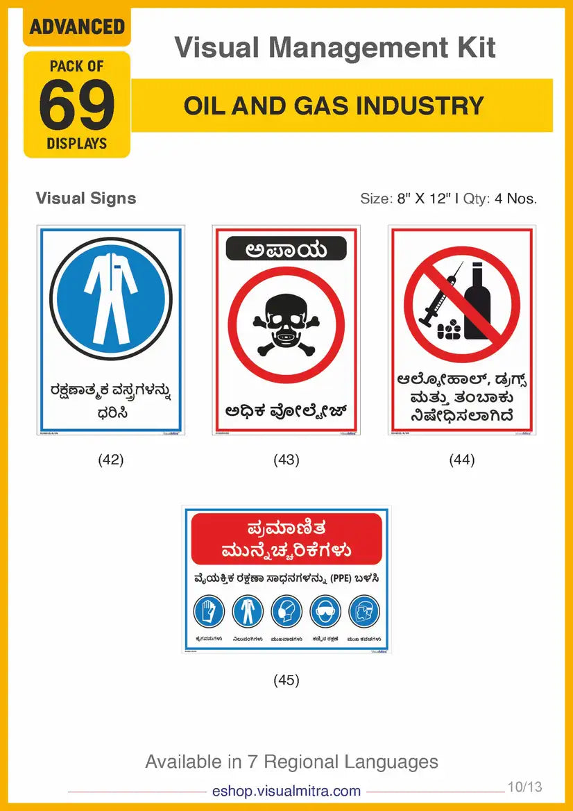Advanced Kit - Oil & Gas Industry Visual Management Kit